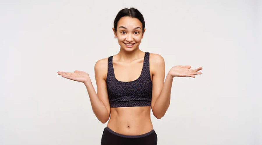 Bra store girl exercise